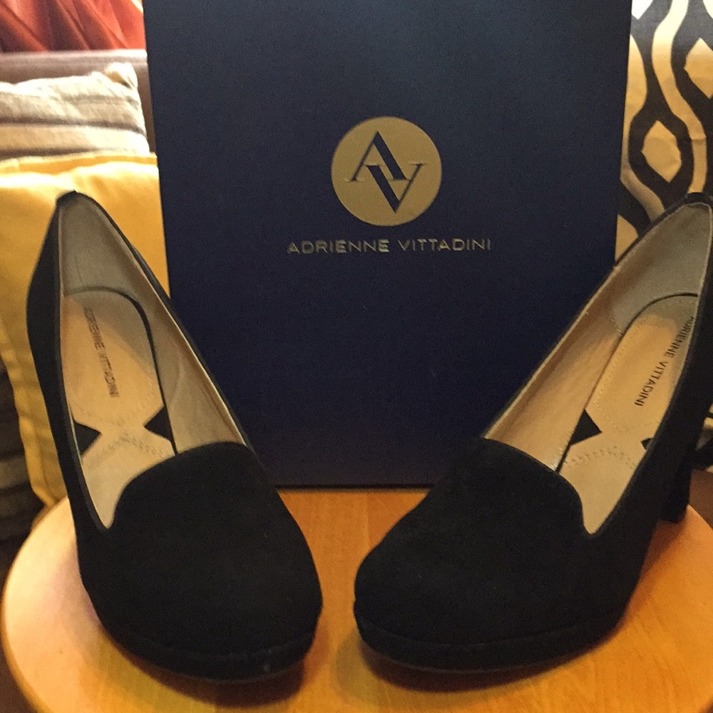 Adrienne Vittadinin Maly black kid-suede Pumps
